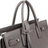 Yves Saint Laurent Grained Leather Small Sac de Jour Handbag