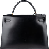 Hermès Box Calf Leather Kelly Sellier 32 Handbag