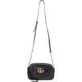 Gucci Matelassé Leather GG Marmont Camera Crossbody Bag