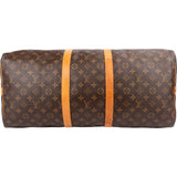 Louis Vuitton Monogram Canvas Keepall 55 Bandoulière Travel Bag