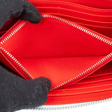 Christian Louboutin Blue Leather Multicolor Panettone Studded Wallet
