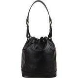 Louis Vuitton Noir Epi Leather Sac Noé Grande Shoulder Bag