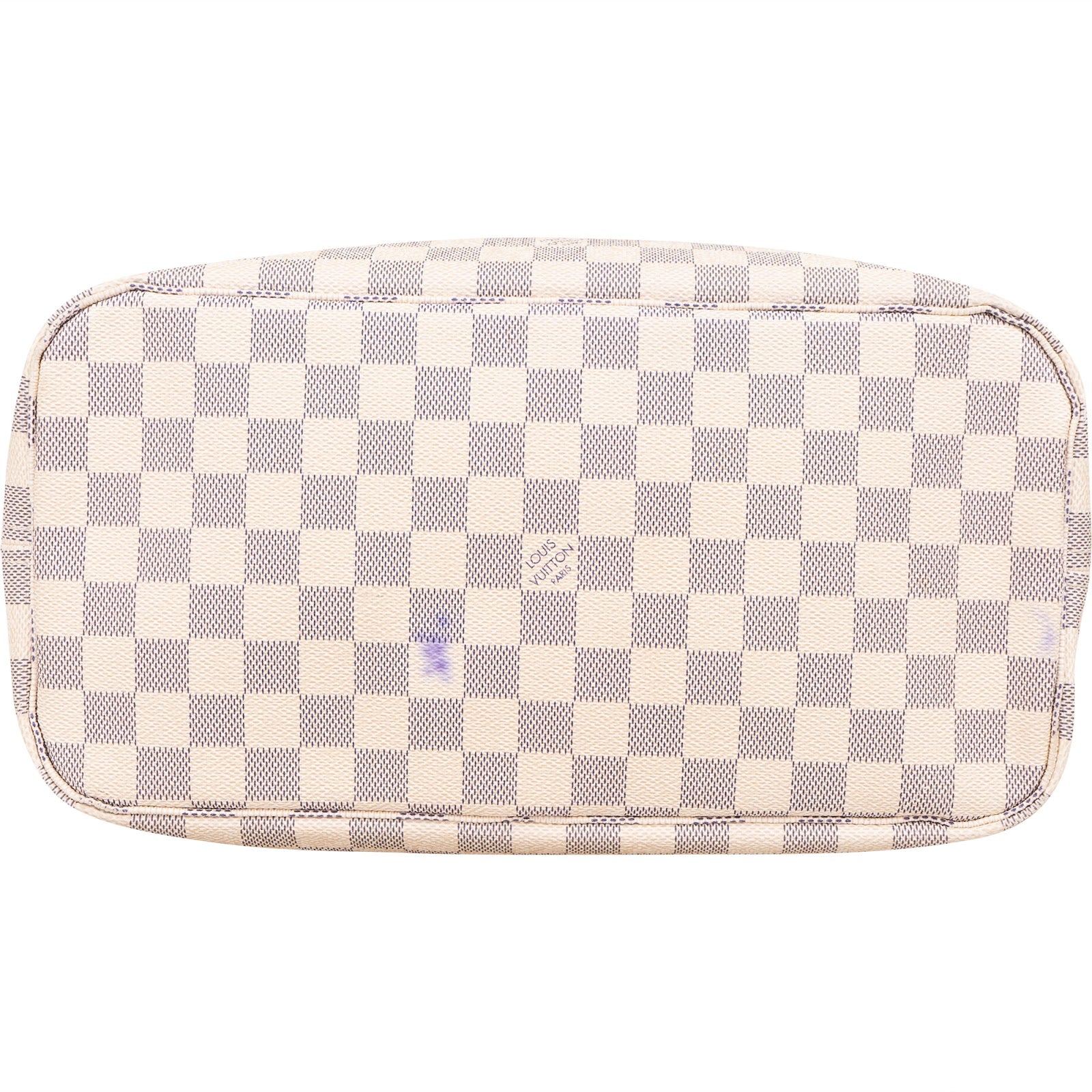[🔄️B07 / F20] Louis Vuitton Monogram Damier Azur Canvas Neverfull MM Shoulder Bag - vintageandkickz