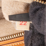 Prada Black Canapa Pattina Handbag