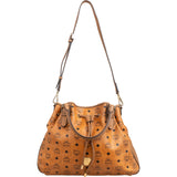 MCM Monogram Visetos Essential Drawstring Tote Handbag