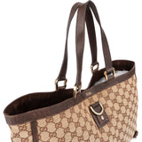 Gucci Monogram GG Canvas Abbey D-Ring Tote Shoulder Bag