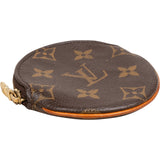 Louis Vuitton Monogram Canvas Round Coin Purse Wallet