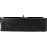 Chanel Quilted Lambskin 24K Gold Double Flap Shoulder Bag