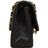 Chanel Quilted Lambskin 24K Small Double Flap Shoulder Bag