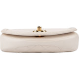 Chanel Quilted Calfskin Small Underline Single Flap Crossbody Bag