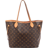 Louis Vuitton Monogram Canvas Neverfull MM Shoulder Bag