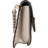 Valentino Garavani Grained Calfskin Rockstud Flap Crossbody Bag