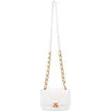 Chanel Quilted Lambskin Bicolor Candy Chain Crossbody Bag