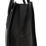 Céline Black Leather Luggage Handbag