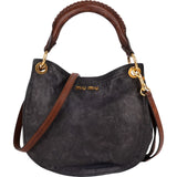 Miu Miu Vitello Lux Hobo Handbag