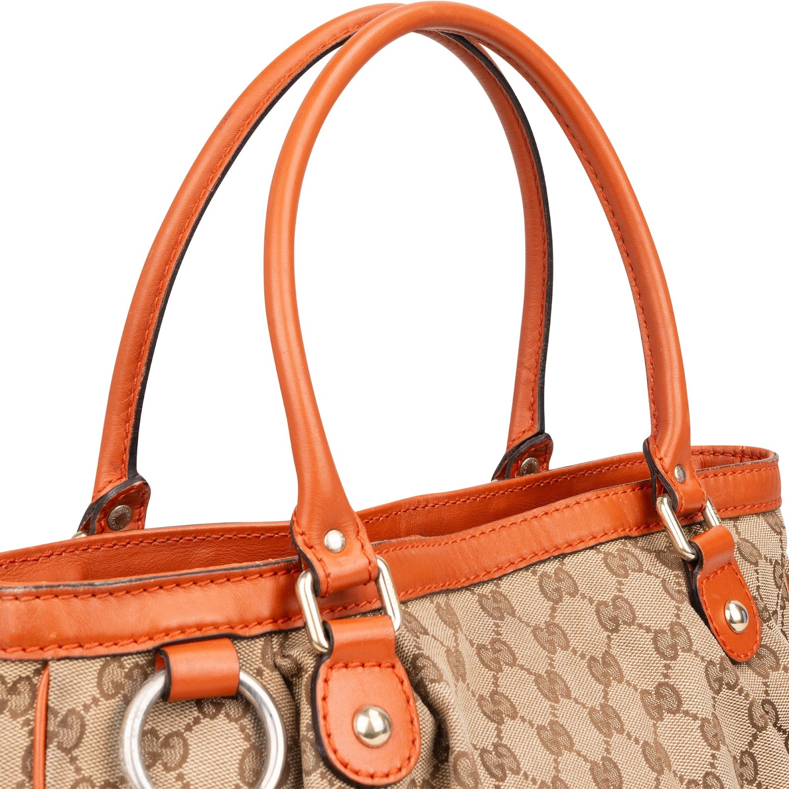 Gucci Monogram GG Sukey Handbag - vintageandkickz
