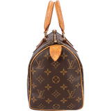 Louis Vuitton Monogram Canvas Speedy 25 Handbag