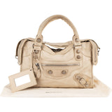 Balenciaga Cream Leather City Handbag