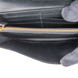 Prada Black Saffiano Leather Continental Wallet