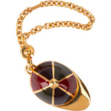 Gucci Multicolor Gold Tone Jockey Cap Keychain Pendant