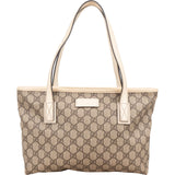 Gucci Monogram GG Supreme Canvas Small Tote Shoulder Bag