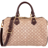 Louis Vuitton Monogram Mini Lin Speedy 30 Bandoulière Handbag