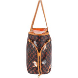 Louis Vuitton Limited Monogram Catogram Neverfull MM Shoulder Bag