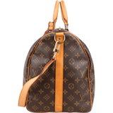 Louis Vuitton Monogram Canvas Keepall 50 Bandoulière Travel Bag