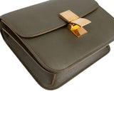 Celine Grained Calfskin Classic Box Crossbody Bag