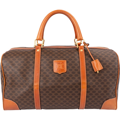 Celine Monogram Macadam Canvas Boston 40 Travel Bag