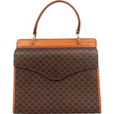 Celine Macadam Monogram Canvas Top Handle Handbag