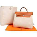 Hermès Classic Cotton Herbag 31 Shoulder Handbag Backpack