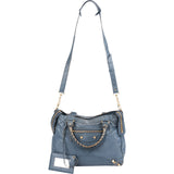 Balenciaga Blue Leather City Handbag