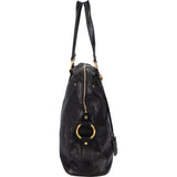 Yves Saint Laurent Black Leather Large Muse Handbag