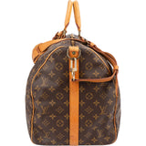Louis Vuitton Monogram Canvas Keepall 55 Bandoulière Travel Bag