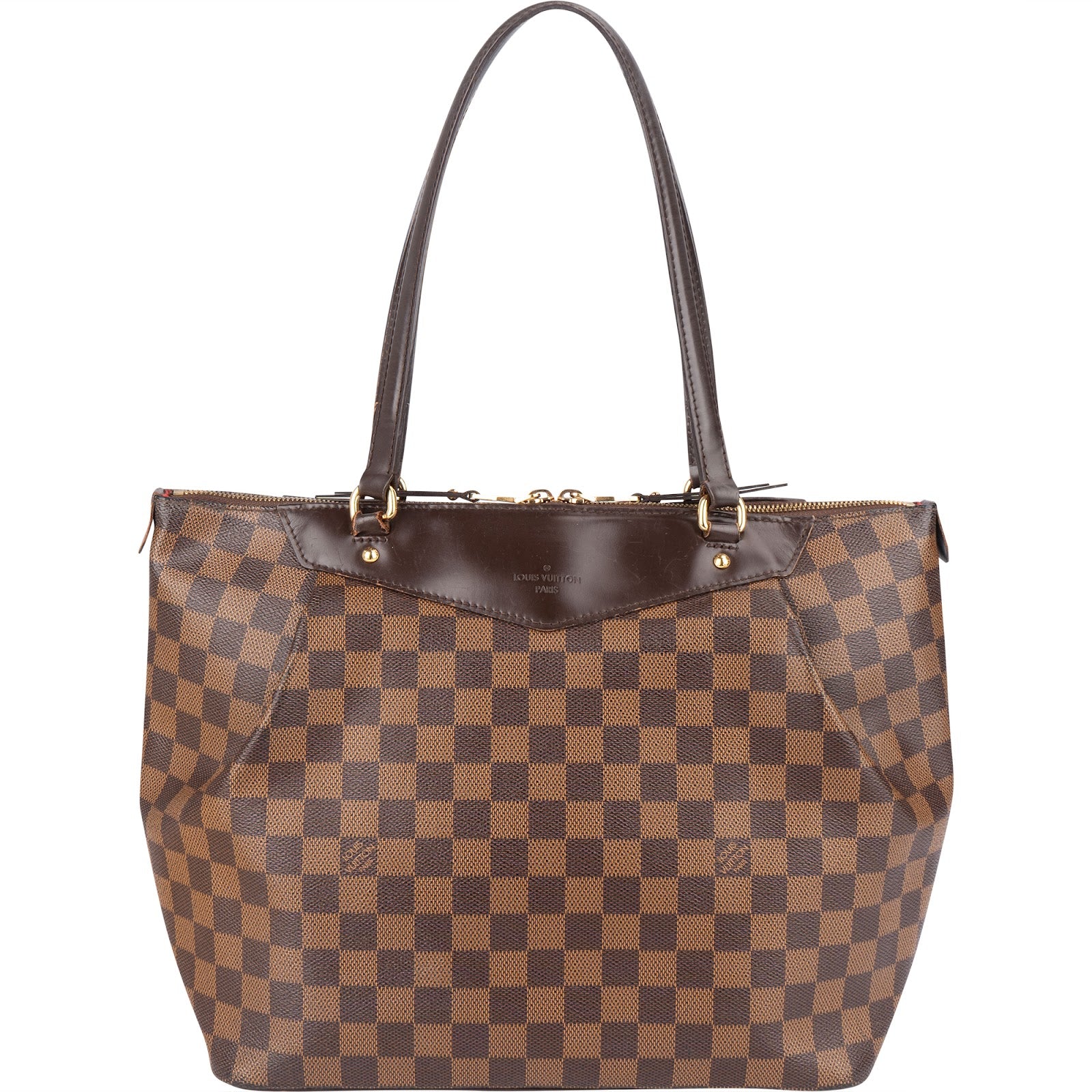 Louis Vuitton Monogram Damier Ebene Westminster GM Shoulder Bag - vintageandkickz