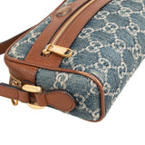 Gucci Monogram GG Denim Ophidia Camera Crossbody Bag