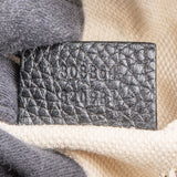 Gucci Black Pebbled Leather Soho Camera Crossbody Bag
