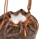 Louis Vuitton Monogram Canvas Sac Noé Petit Shoulder Bag