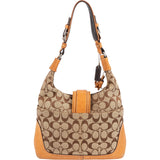 Coach Monogram Signature Soho Buckle Flap Shoulder Bag