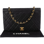 [🔄️B21 / F05] Chanel Quilted Lambskin Medium Single Flap Crossbody Bag - vintageandkickz