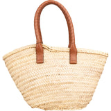 Chloé Marcie Basket Raffia Shoulder Bag