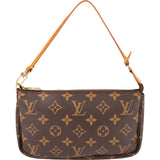 Louis Vuitton Monogram Canvas Pochette Accessoires Handbag