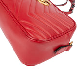 Gucci Matelassé Leather GG Marmont Camera Crossbody Bag