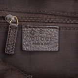 Gucci Monogram GG Patent Abbey Handbag - vintageandkickz