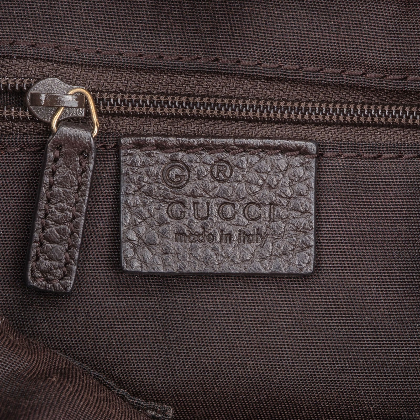 Gucci Monogram GG Patent Abbey Handbag - vintageandkickz