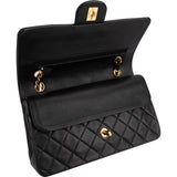 Chanel Quilted Lambskin 24K Gold Medium Double Flap Shoulder Bag