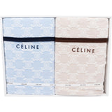 [🔄️B19 / F38] Céline Triomphe Towel Set Blanket - vintageandkickz