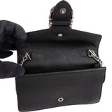 Gucci Grained Leather Dionysus Super Mini Crossbody Bag