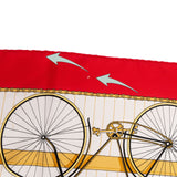 Hermès Les Becanes Silk Carre 90 Scarf Tuch